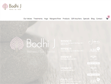 Tablet Screenshot of bodhij.com.au